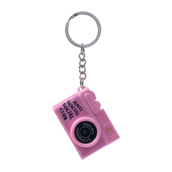 AntiSocialSocialClub Highwaters Camera Key Chain - Picture 1 of 3
